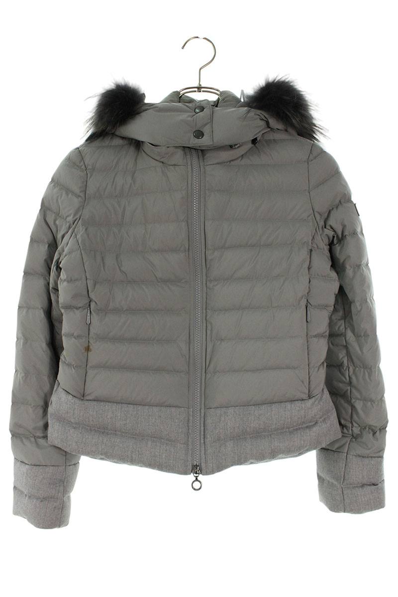 TATRAS Varena Fur Hooded Short Jacket Gray Size 1