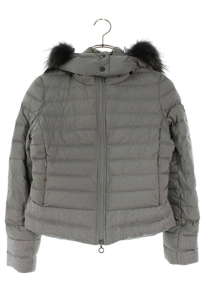 TATRAS Varena Fur Hooded Short Jacket Gray Size 1