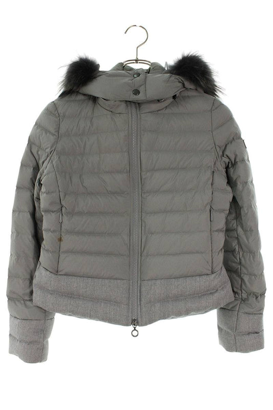 TATRAS Varena Fur Hooded Short Jacket Gray Size 1