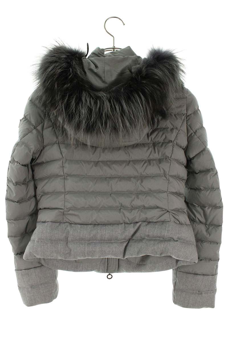 TATRAS Varena Fur Hooded Short Jacket Gray Size 1