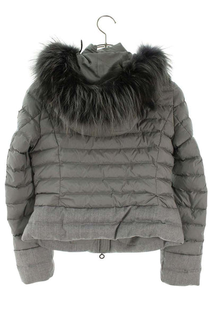 TATRAS Varena Fur Hooded Short Jacket Gray Size 1