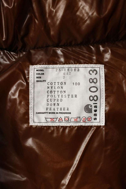 Carhartt WIP x Sacai Duck Jacket Brown Size 2