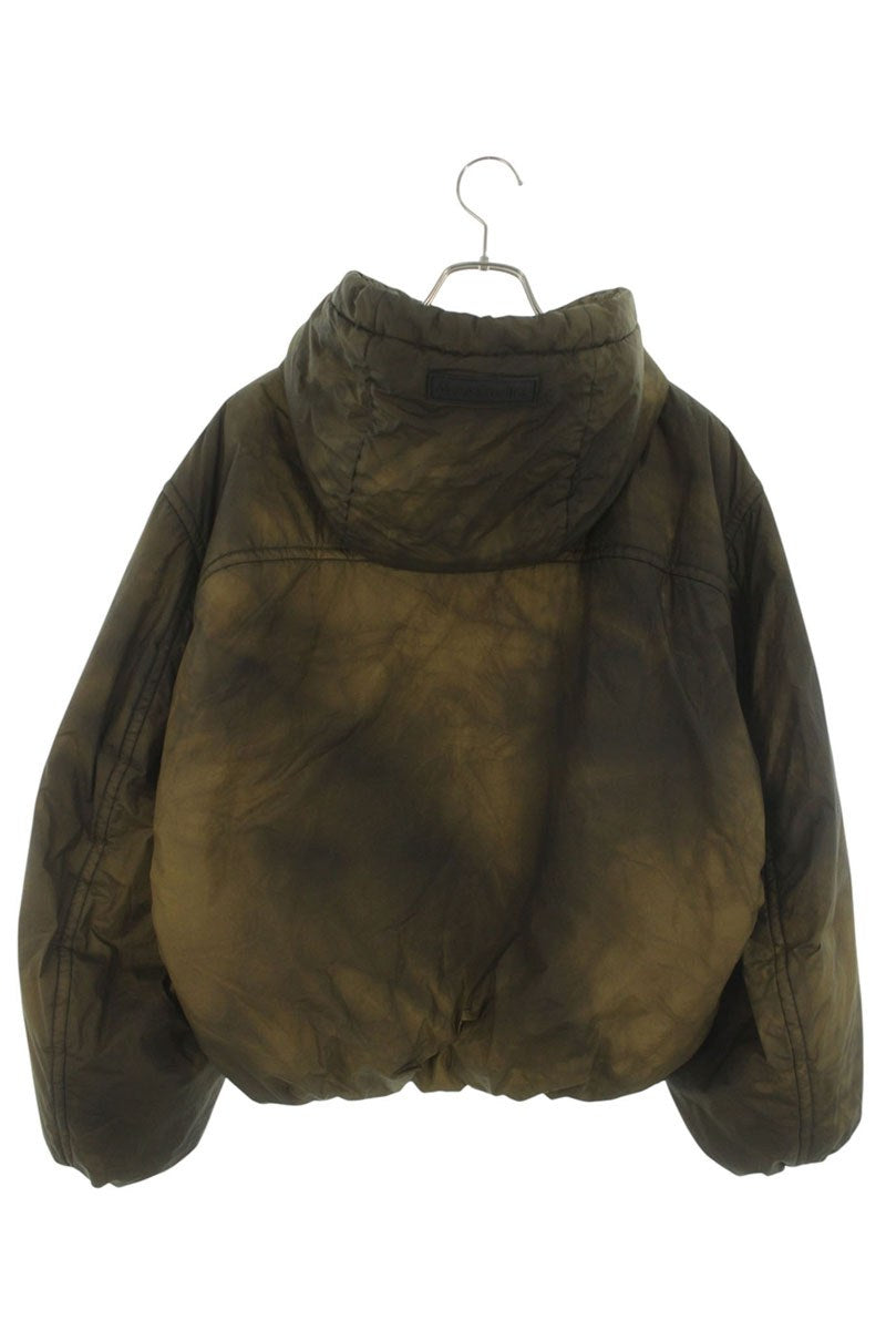 ACNE STUDIOS Hooded Down Jacket Khaki Size 32