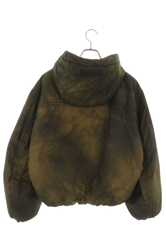ACNE STUDIOS Hooded Down Jacket Khaki Size 32