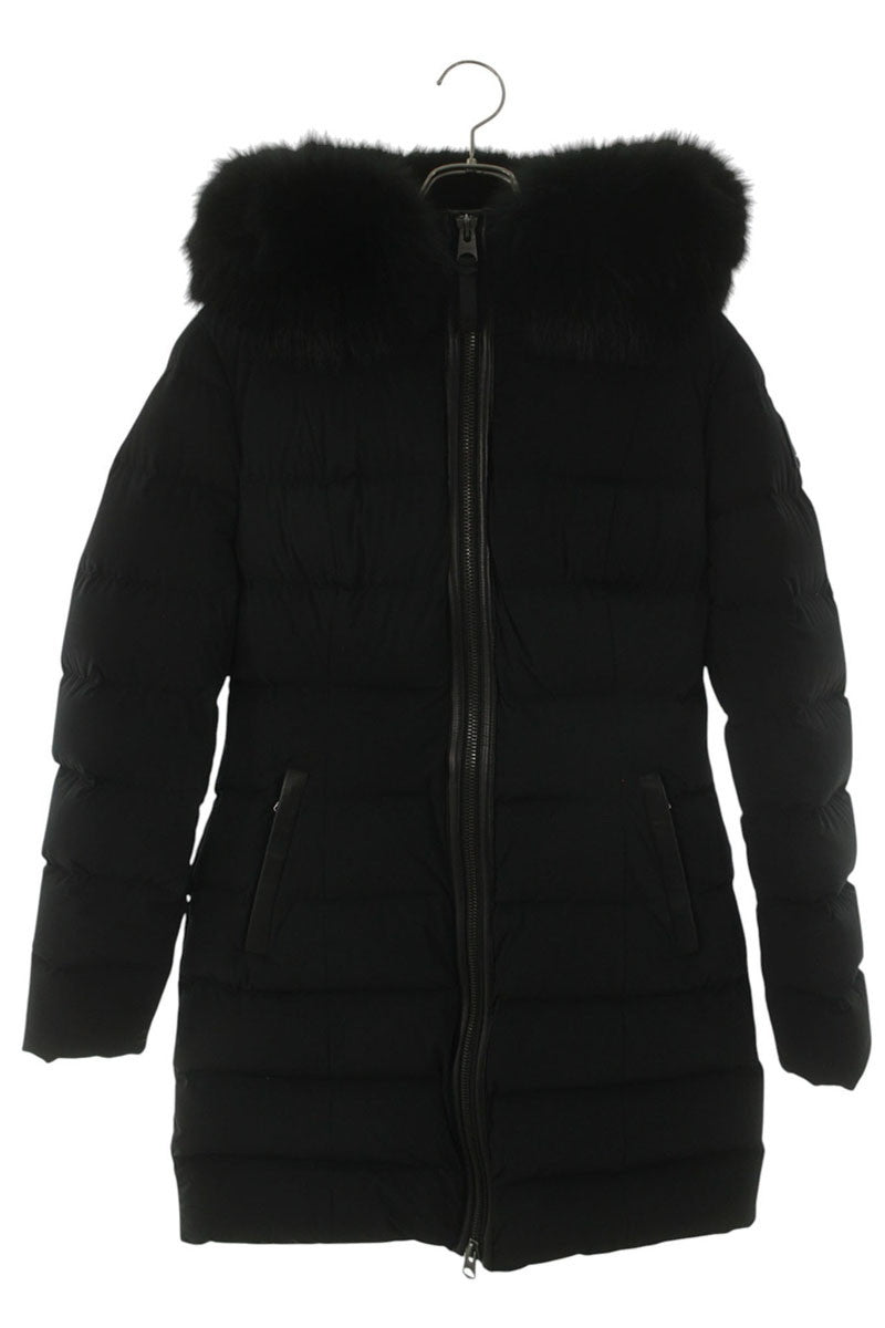 Mackage Calla-BX Fox Fur Nylon Down Coat Black Size S