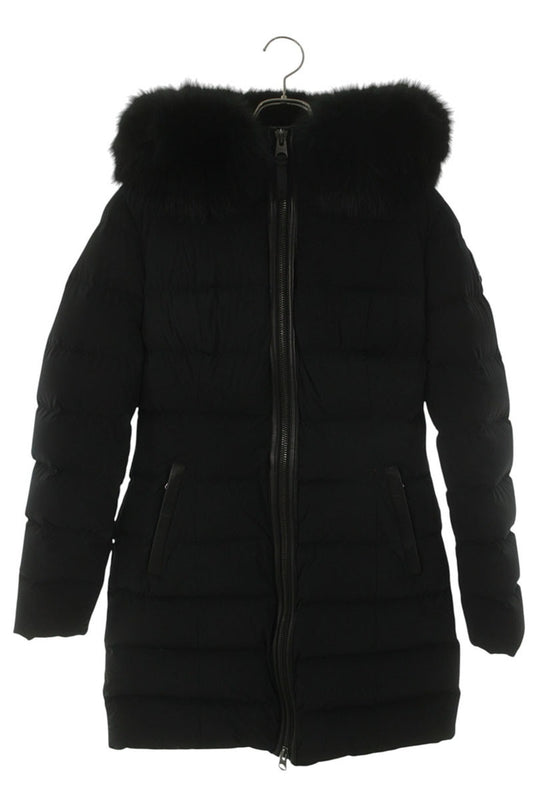 Mackage Calla-BX Fox Fur Nylon Down Coat Black Size S