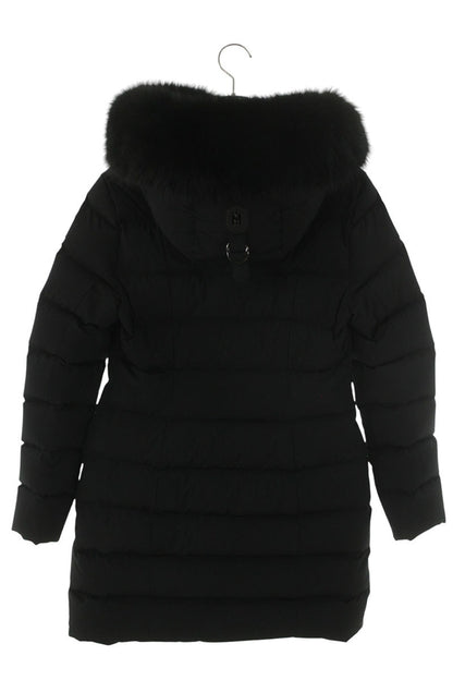 Mackage Calla-BX Fox Fur Nylon Down Coat Black Size S