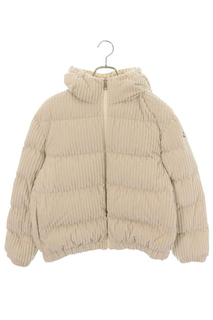 MONCLER ARLINE Logo Patch Jacket White Size 14A