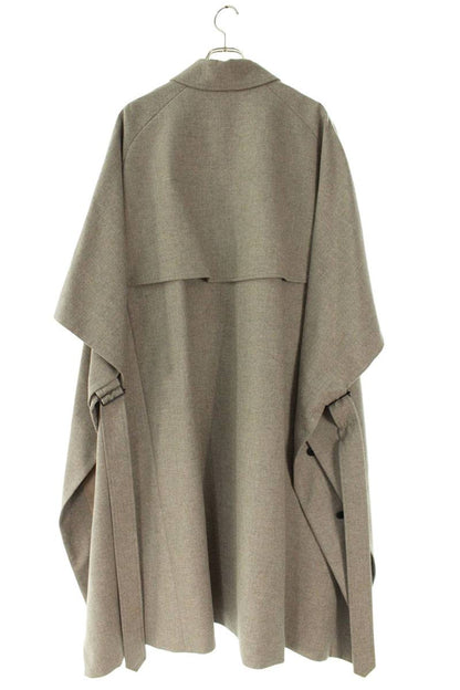 HYKE Wool Blend Trench Cape Coat Gray Size 1