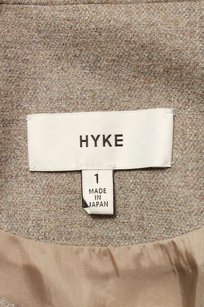 HYKE Wool Blend Trench Cape Coat Gray Size 1