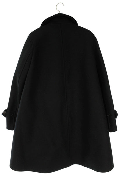 SAINT LAURENT PARIS Wool Duffle Coat Black Size F40