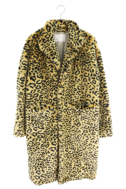 TOGA Leopard Faux Fur Coat Multi Size 36
