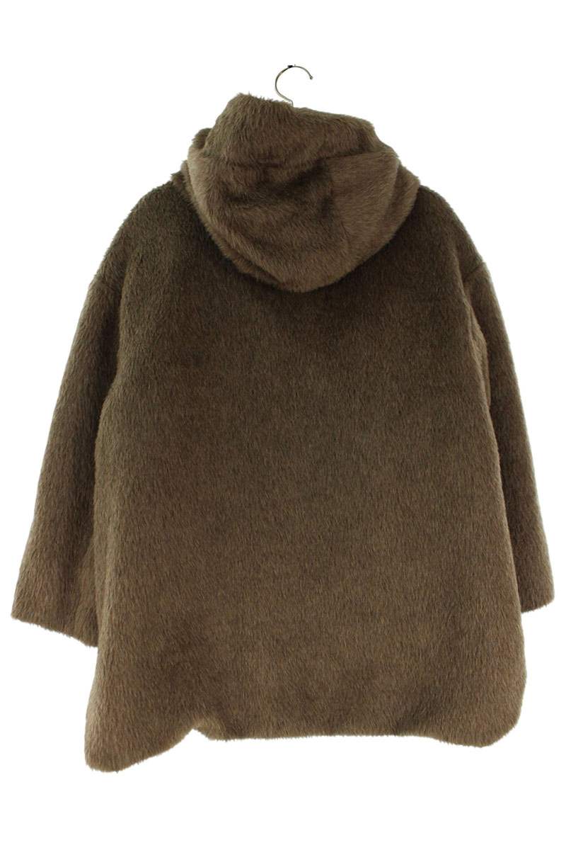 MaxMara Alpaca Reversible Down Coat Brown Size 34