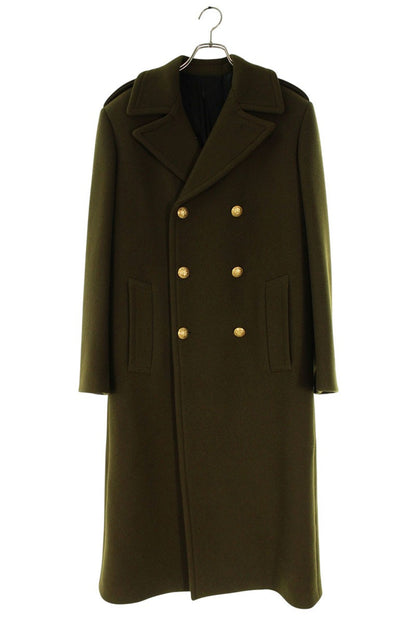 CELINE Metal Button Coat Khaki Size 36