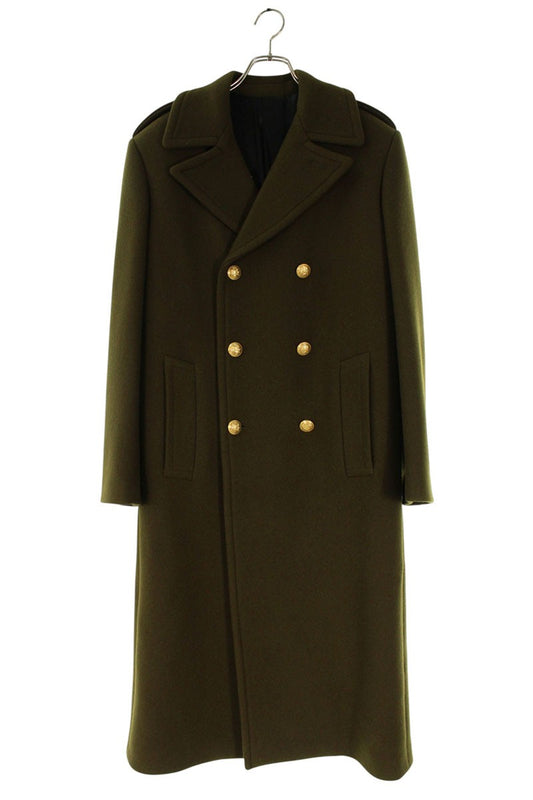 CELINE Metal Button Coat Khaki Size 36