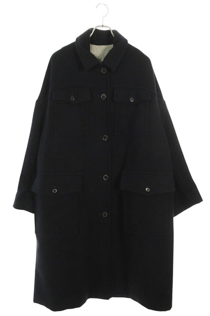DRIES VAN NOTEN 23AW Embroidered Lining Coat Black Size S