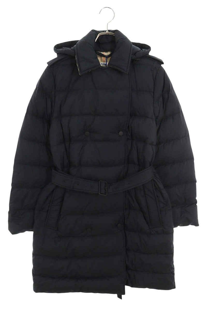 Burberry Hooded Down Coat Black Size S