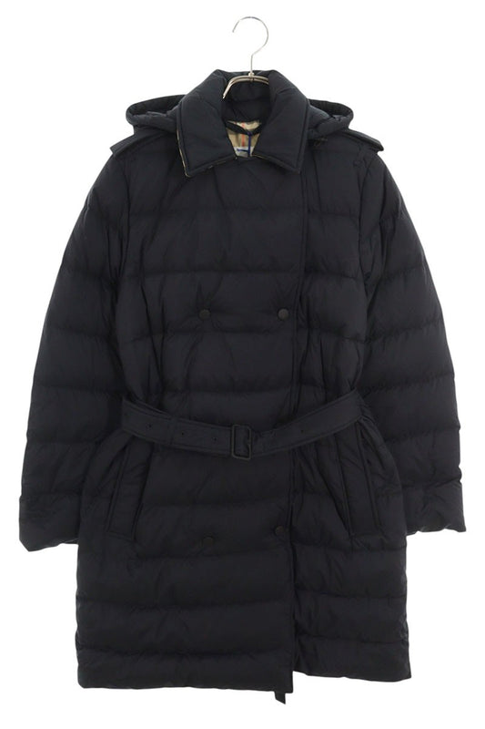 Burberry Hooded Down Coat Black Size S