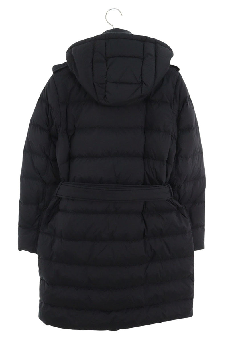 Burberry Hooded Down Coat Black Size S