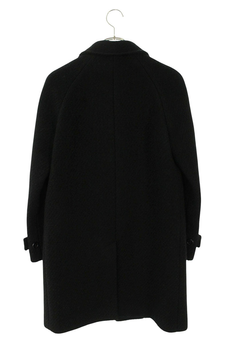 SAINT LAURENT PARIS 14AW Raglan Sleeve Coat Black Size F36