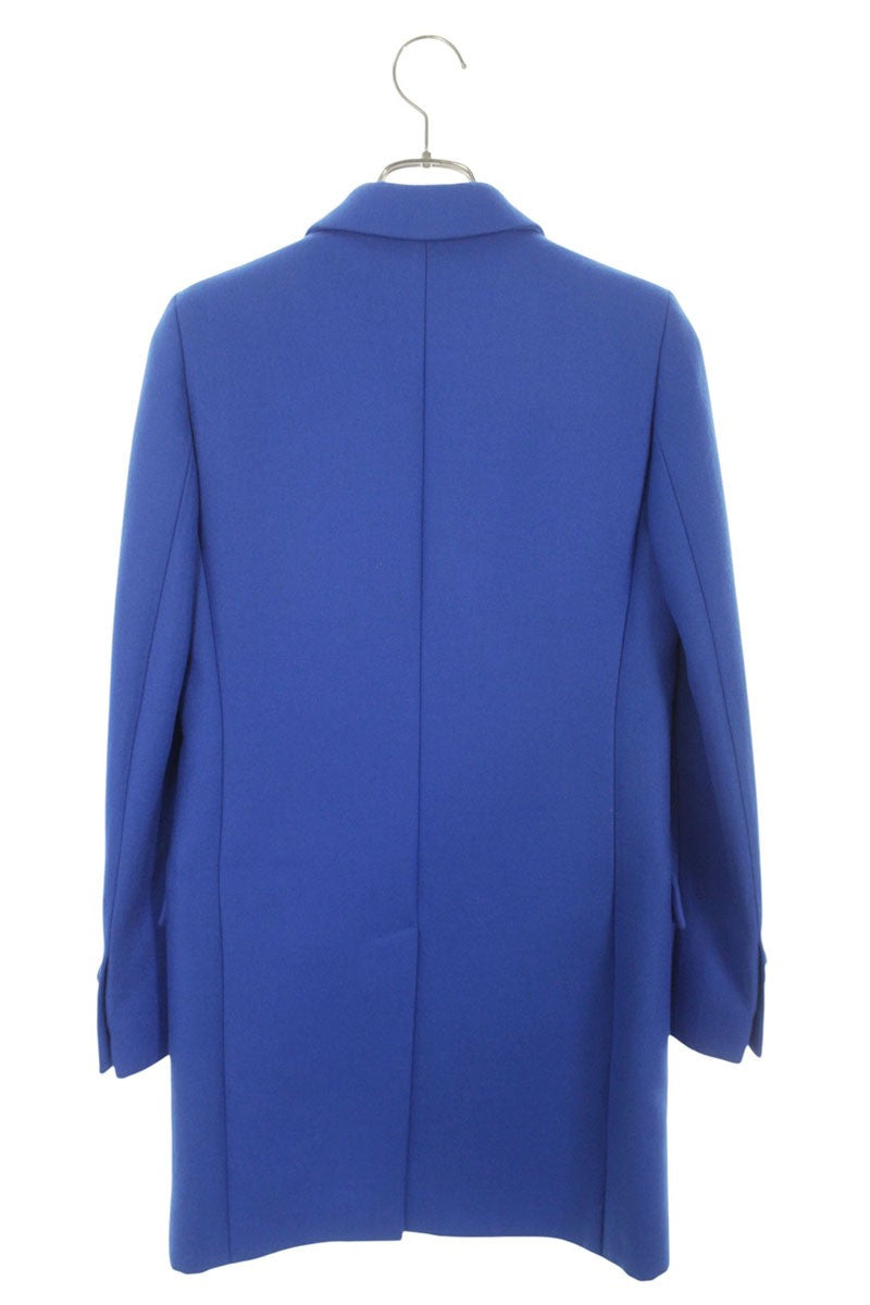 STELLA McCARTNEY Wool Chester Coat Blue Size 38