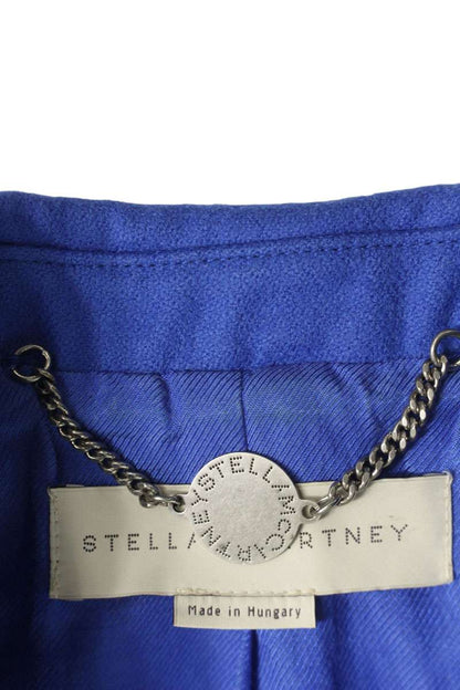 STELLA McCARTNEY Wool Chester Coat Blue Size 38