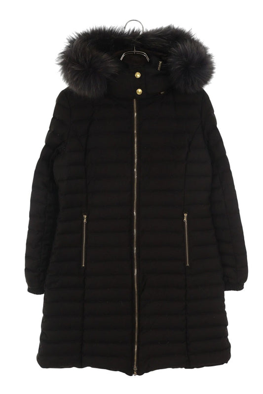 TATRAS Fur Hood Down Coat Dark Brown Size 3