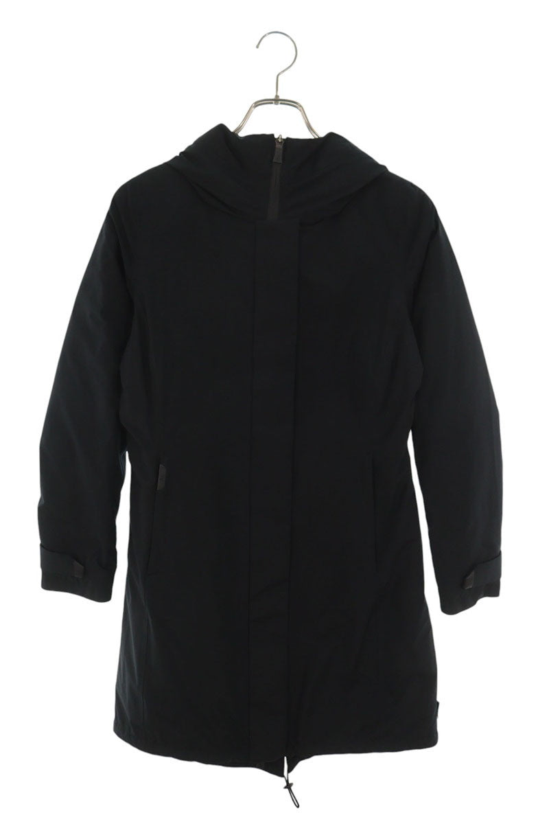 HERNO Gore-Tex Nylon Down Coat Black Size 38
