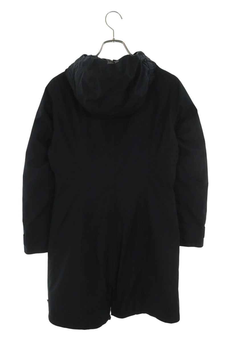 HERNO Gore-Tex Nylon Down Coat Black Size 38