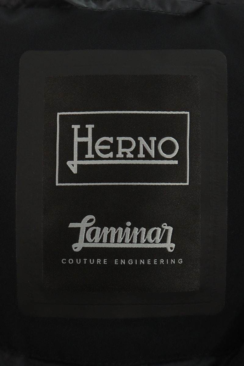 HERNO Gore-Tex Nylon Down Coat Black Size 38