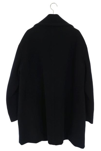 MADISON BLUE Wool Melton Big Coat Black Size 0
