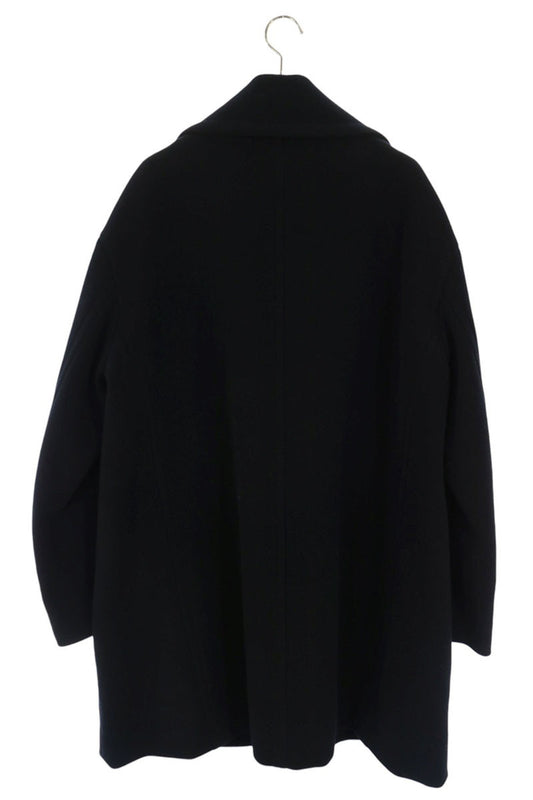 MADISON BLUE Wool Melton Big Coat Black Size 0