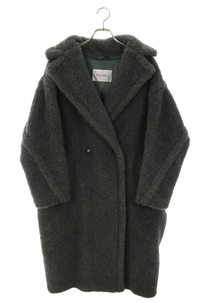 MaxMara Teddy Bear Oversized Coat Gray Size S