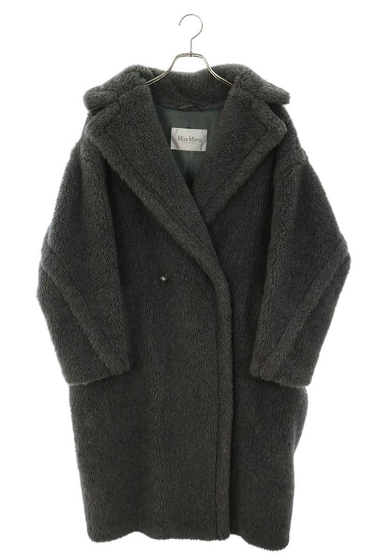 MaxMara Teddy Bear Oversized Coat Gray Size S