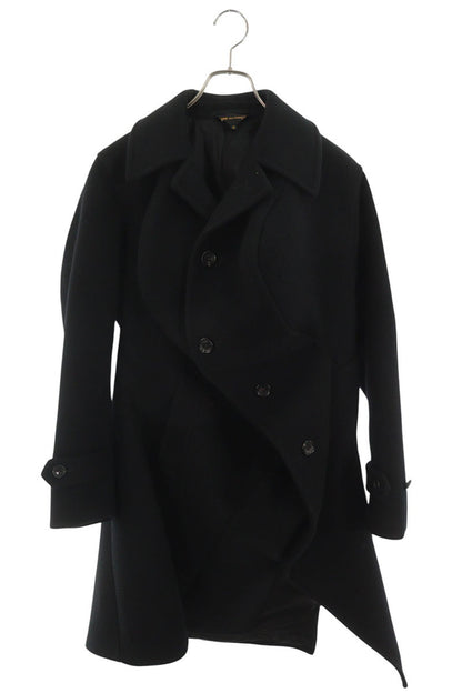COMME des GARCONS 25AW Deconstructed Coat Black Size S