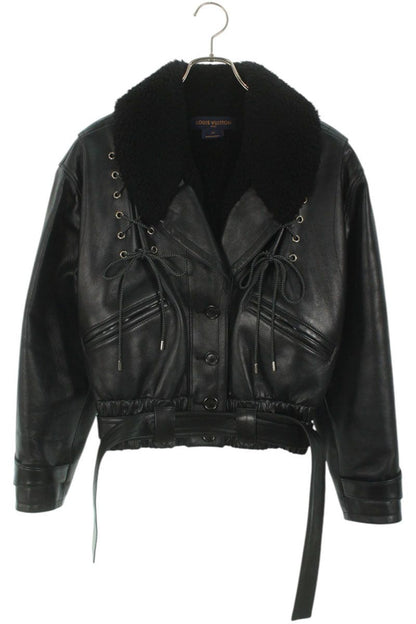 LOUISVUITTON 20AW Belted Jacket Black Size 34
