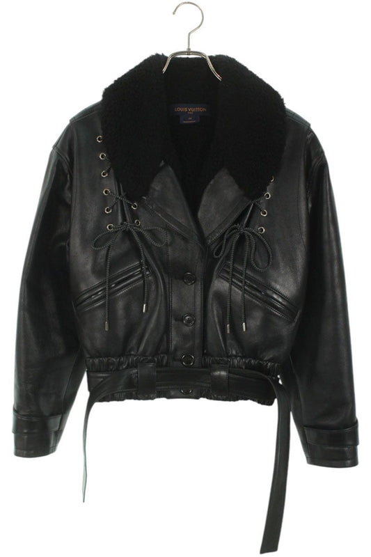 LOUISVUITTON 20AW Belted Jacket Black Size 34