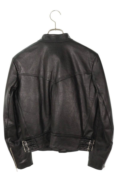 CELINE Calfskin Motorcycle Leather Jacket Size 34