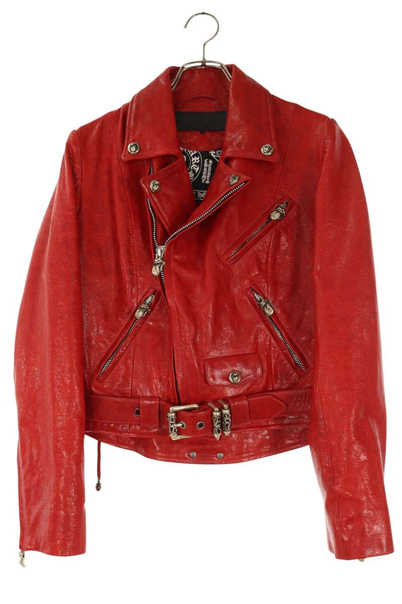 Chrome Hearts JJ Dean Lip & Tongue Leather Jacket Size S