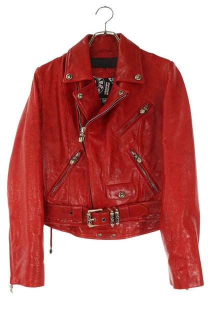 Chrome Hearts JJ Dean Lip & Tongue Leather Jacket Size S
