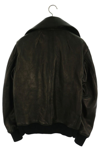 Rick Owens Dracula Collar Flight Jacket Black Size 40
