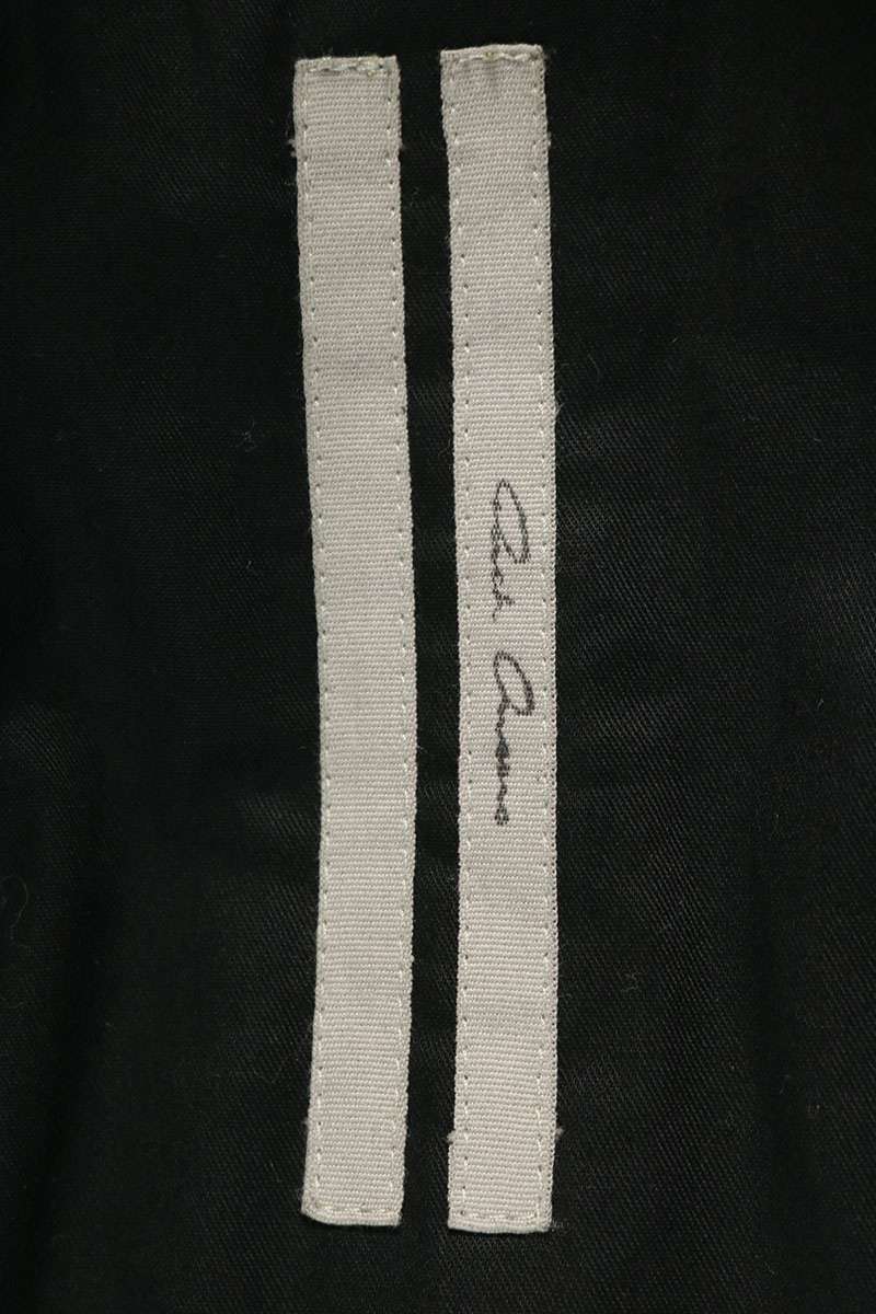 Rick Owens Dracula Collar Flight Jacket Black Size 40