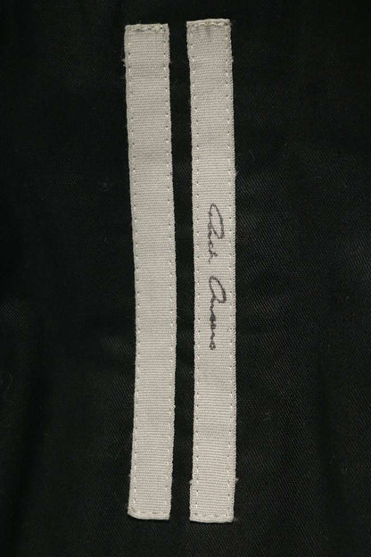 Rick Owens Dracula Collar Flight Jacket Black Size 40
