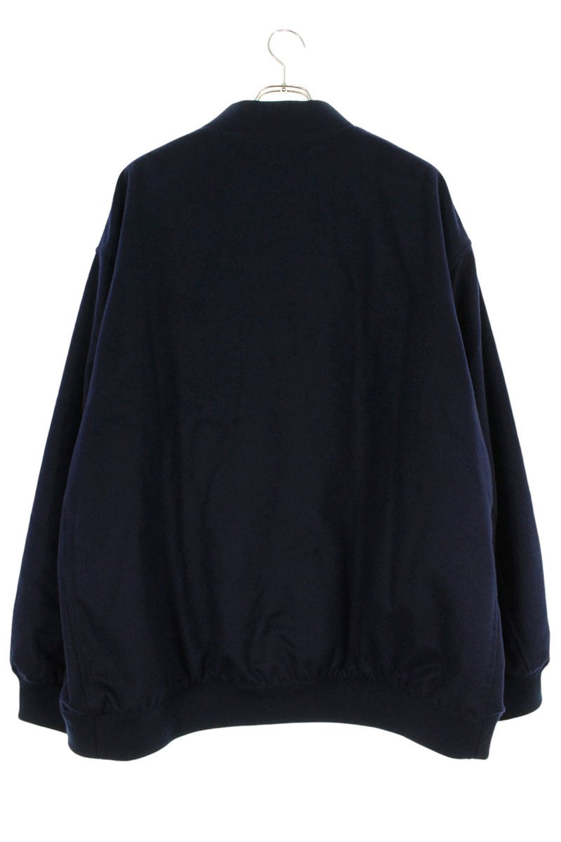 miumiu Double Velour Wool Jacket Navy Size 48