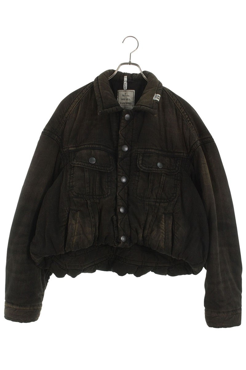 MIHARAYASUHIRO Washed Padded Jacket Brown Size 40