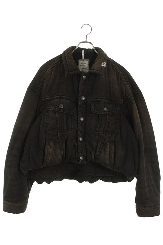 MIHARAYASUHIRO Washed Padded Jacket Brown Size 40