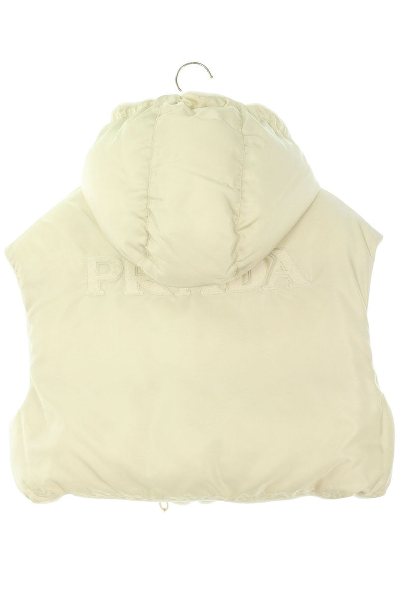 PRADA Sheepskin Fur Vest Off-white Size 38