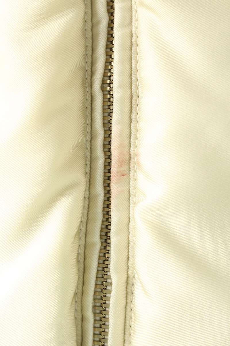 PRADA Sheepskin Fur Vest Off-white Size 38
