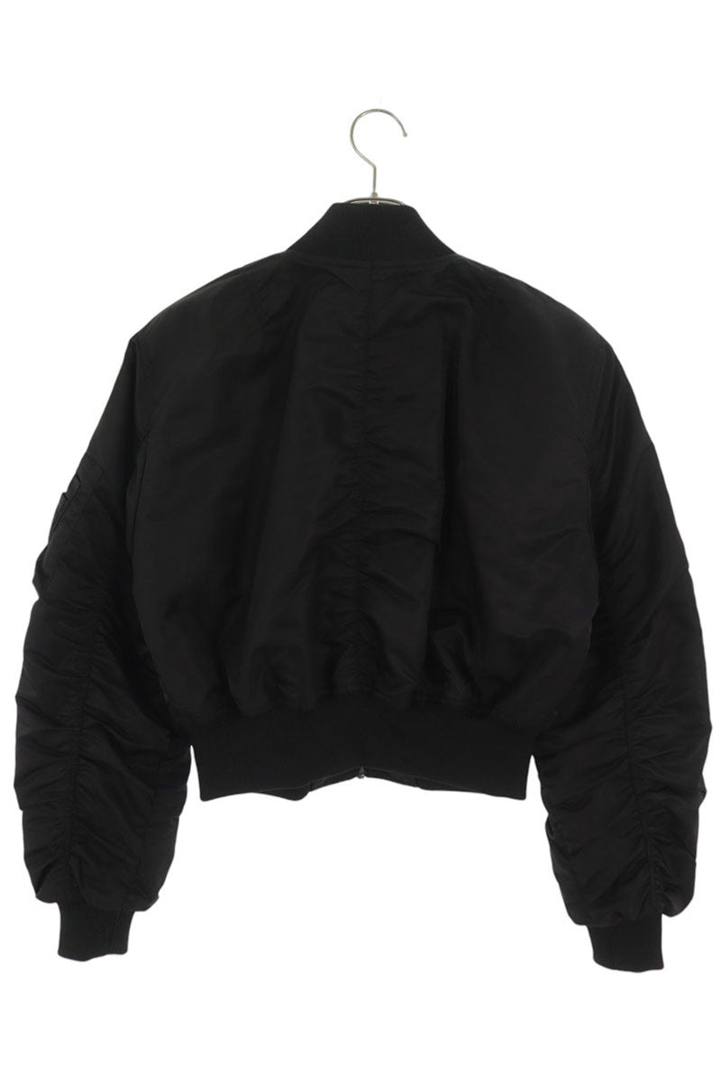 DIESEL Black Nylon Zip-Up Flight Jacket Size XS