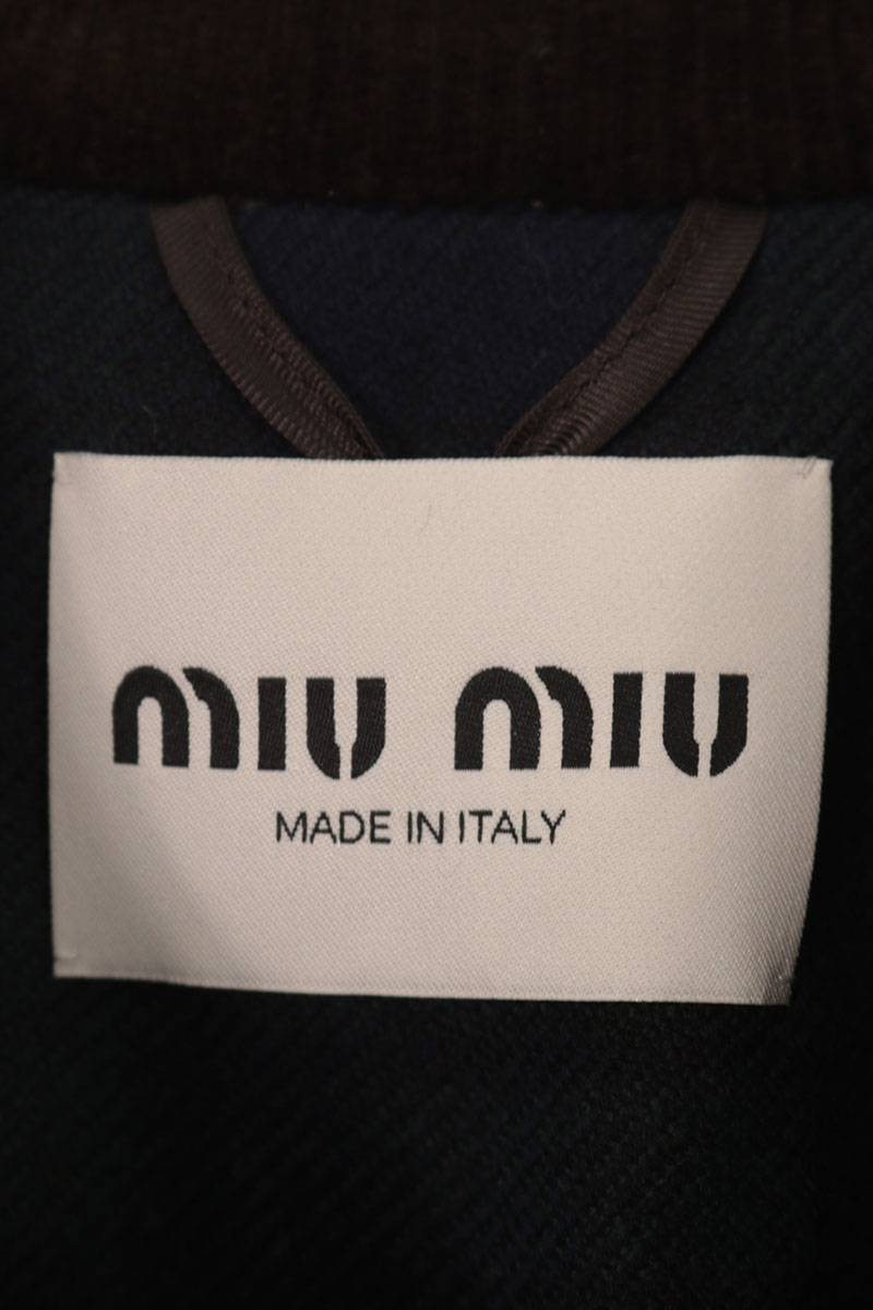 miumiu Multi Wool Corduroy Twill Jacket Size 38